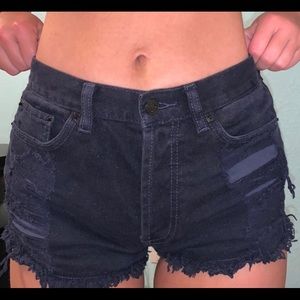 Super cute older navy blue brandy melville shorts